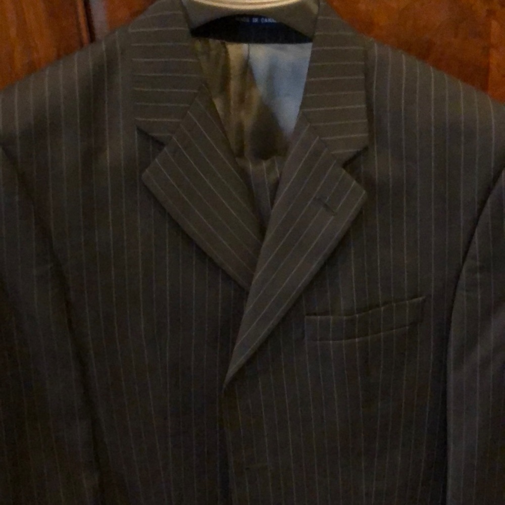 Men’s pinstriped Ralph Lauren Suit